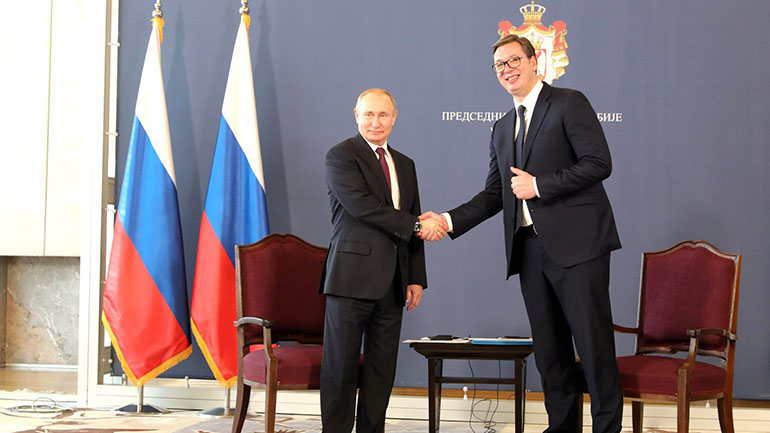 Σερβία: Επικοινωνία Αλεξάνταρ Βούτσιτς – Βλαντιμίρ Πούτιν